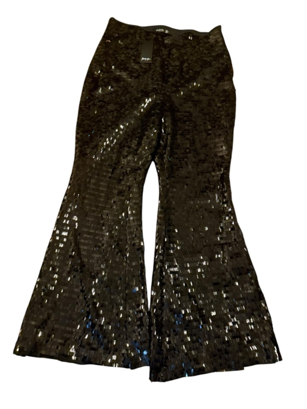 Nasty Gal Black Sequin pants
